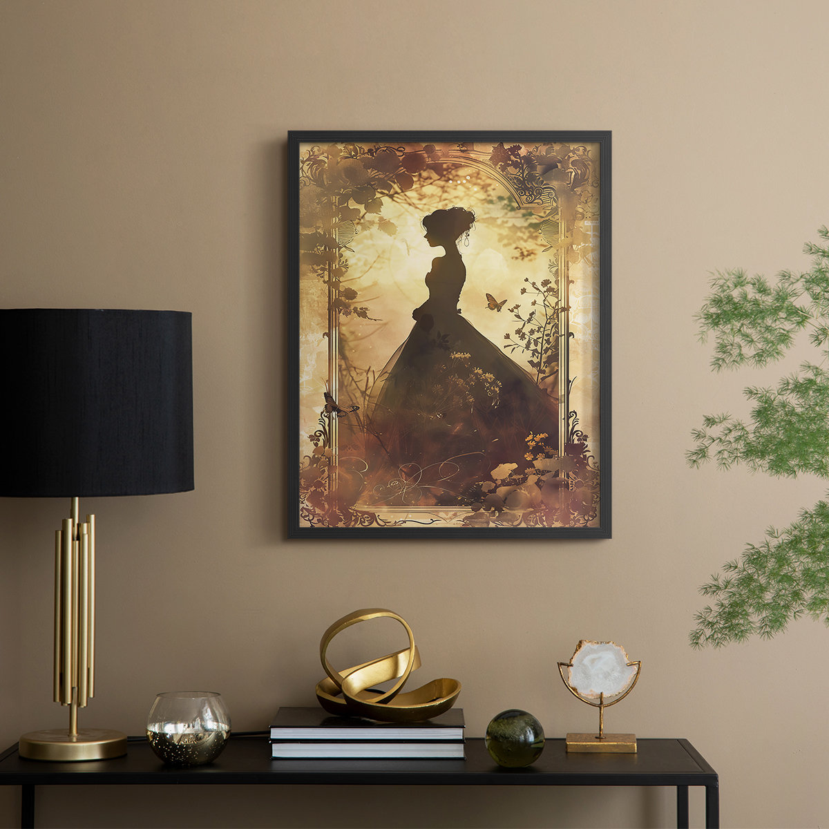 Winston Porter WOMEN Series CCCLXXI -Premium Framed Print -Ready